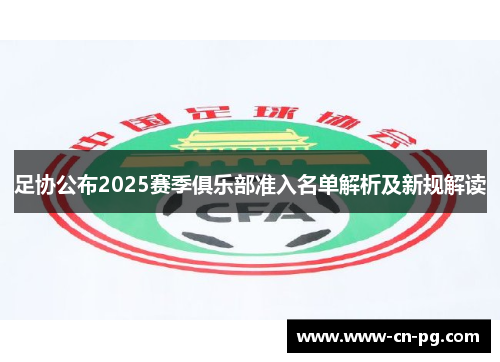 足协公布2025赛季俱乐部准入名单解析及新规解读